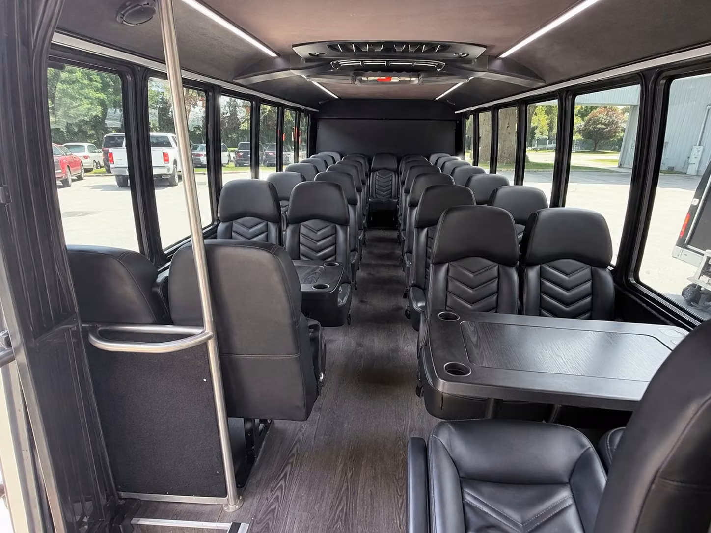 20 passenger minibus interior