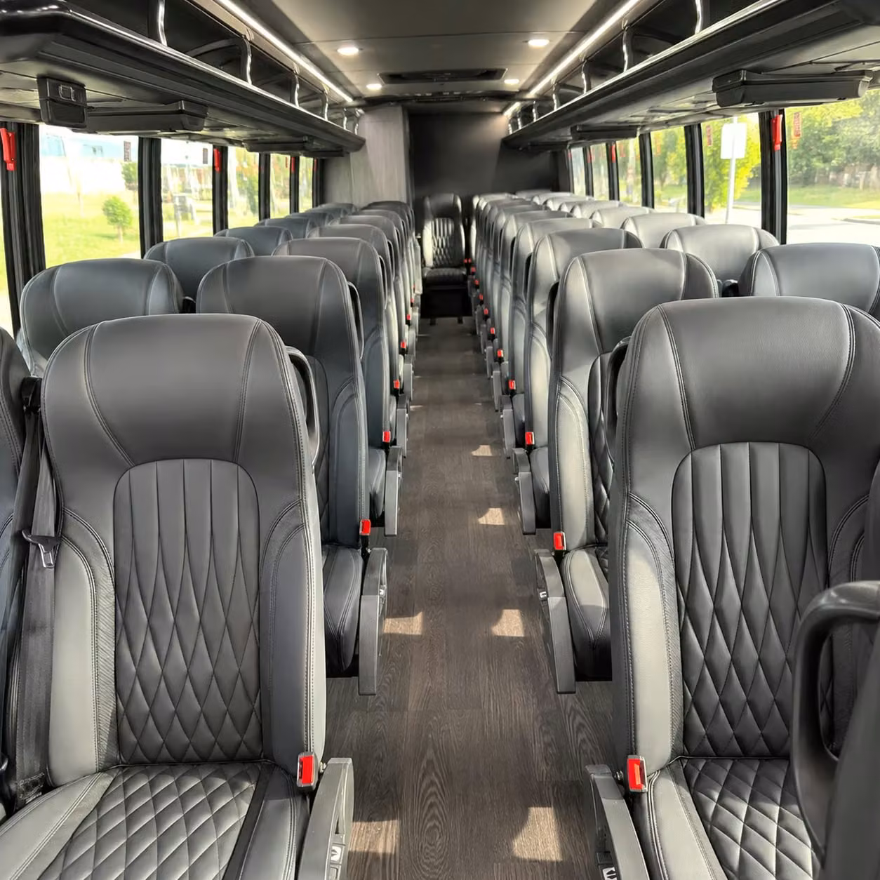 25 passenger minibus inside