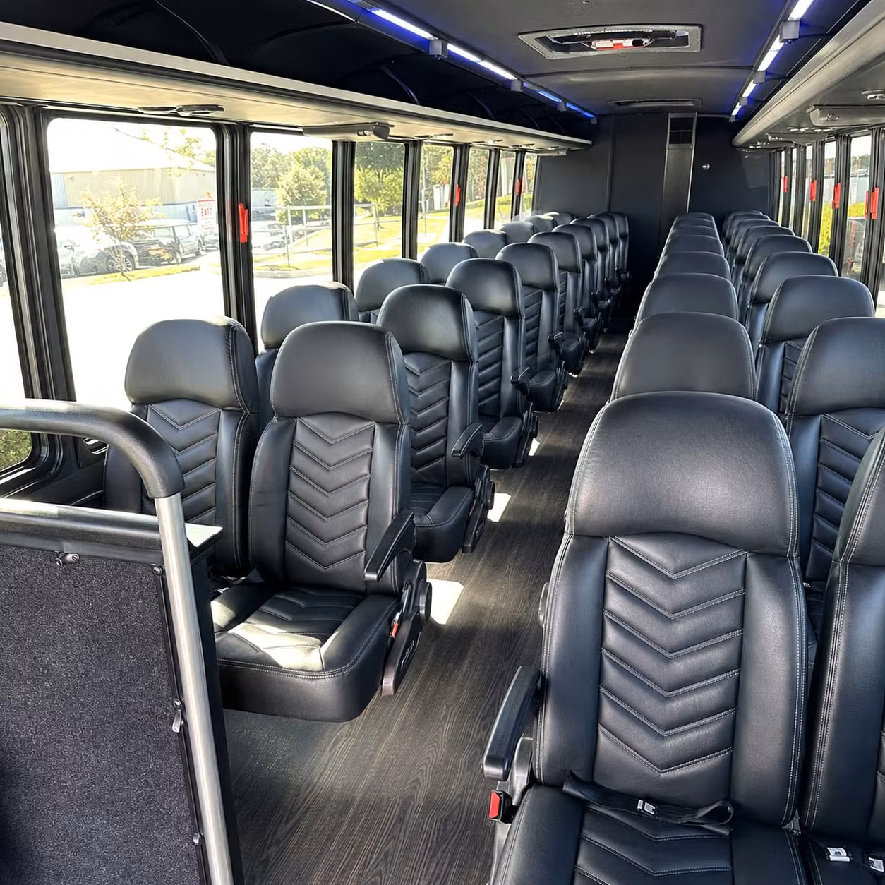 30 passenger minibus inside