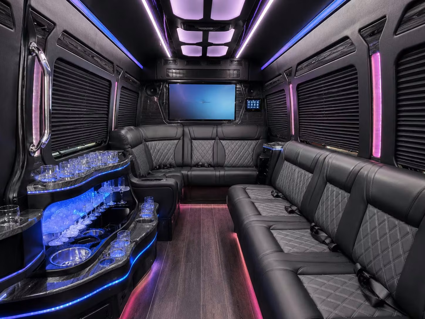 sprinter limousine inside