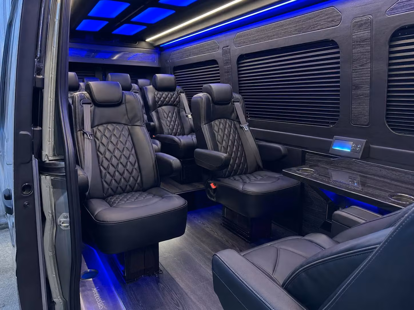 sprinter van transportation for groups and events across riverside